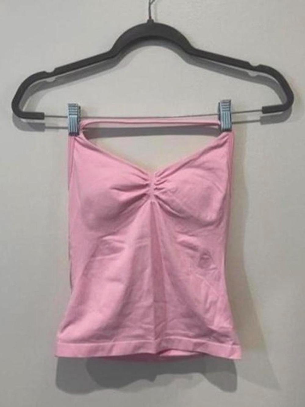Light Pink High-Waist Bike Shorts — Seamless Active Fit